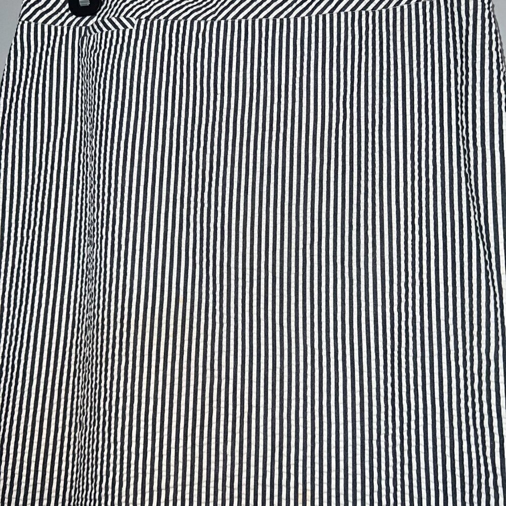 J.Crew Factory Cotton Striped Pencil Skirt Size 4 - Picture 2 of 5